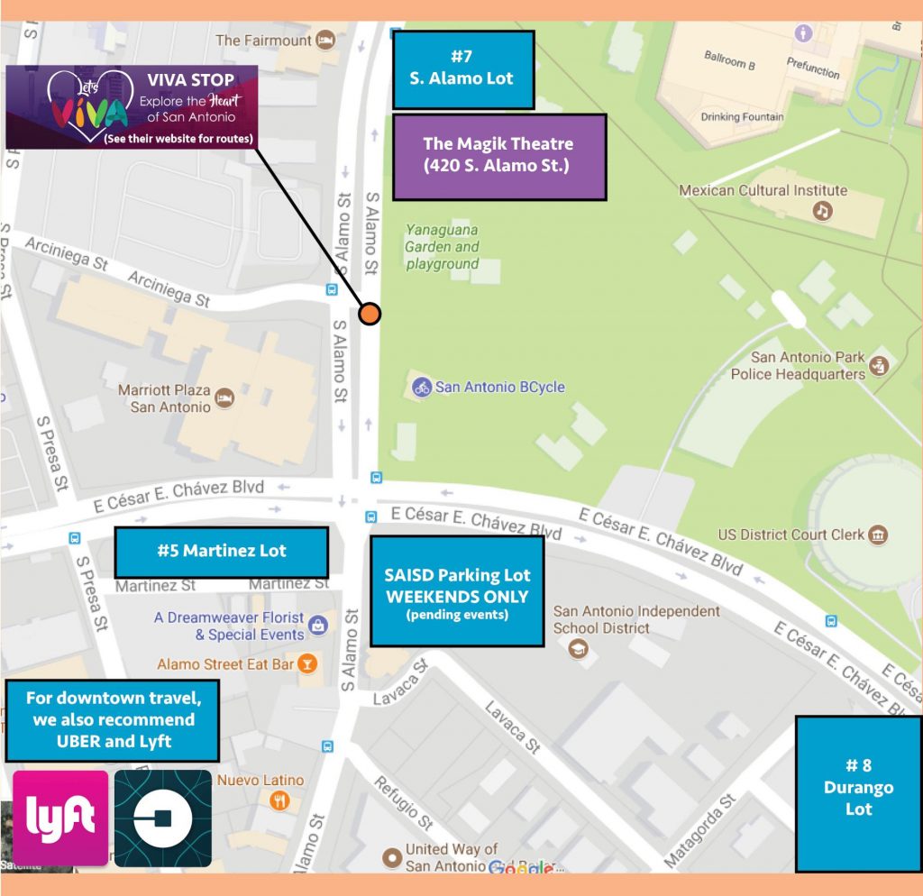 parking-map - Magik Theatre